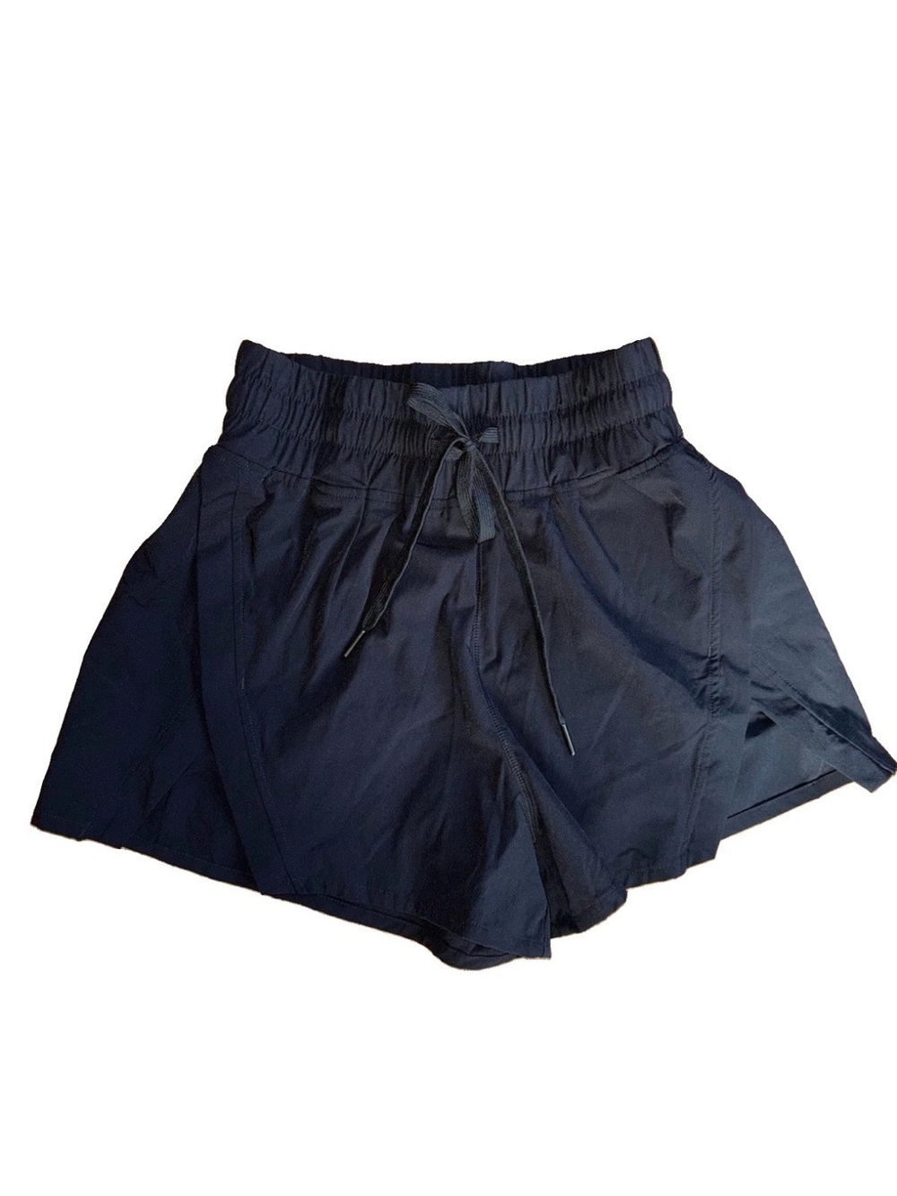 Women’s Black High-Waisted Flowy Athletic Running Shorts Size XS